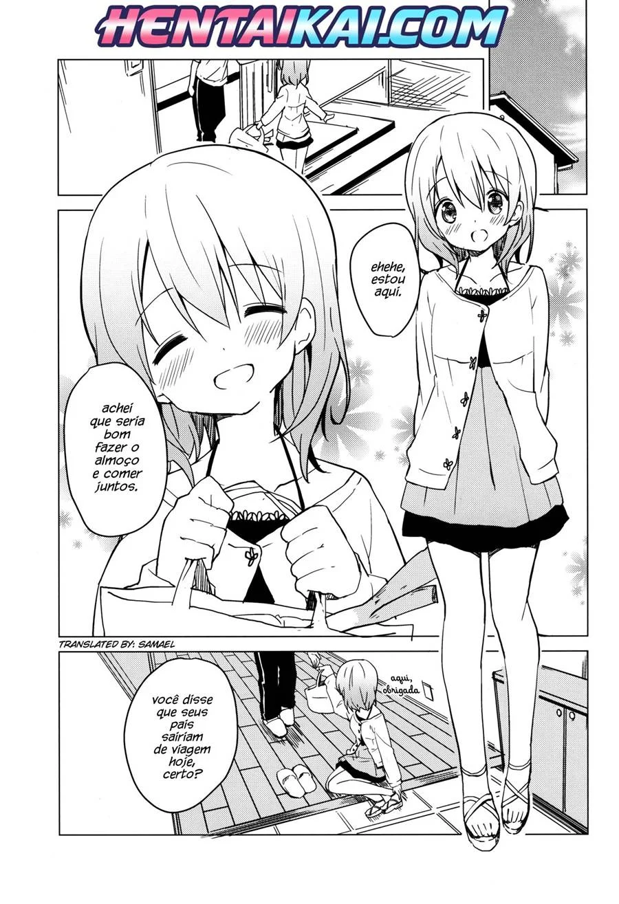 Gochuumon wa Kokoa to Apron desu ka – Hentai Preto e Branco – Tradução Em Português