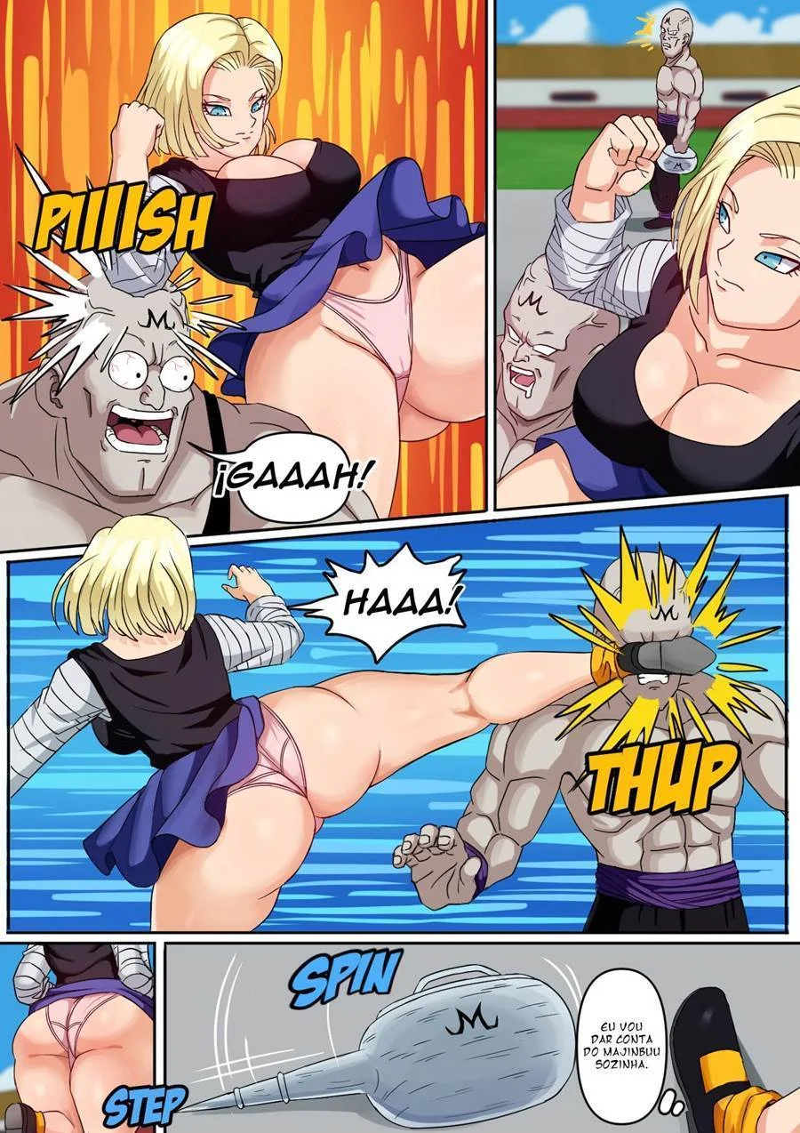 Gohan e a buceta da Android 18 – Hentai – Quadrinho Original