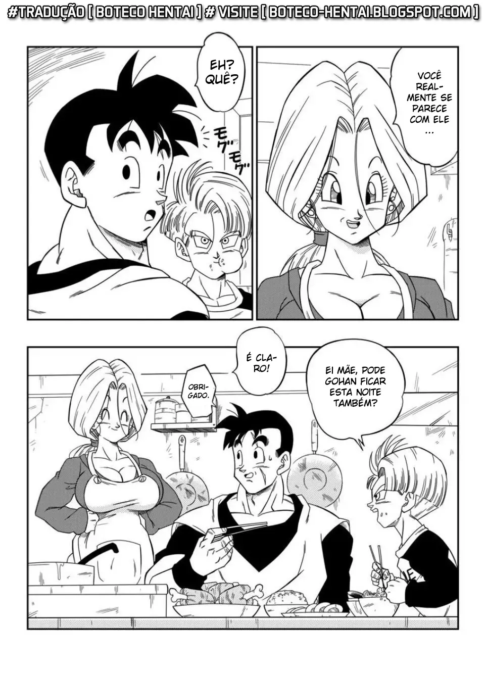 Gohan e Bulma fazendo sexo – Dragon Ball Pornô – PT Brasil
