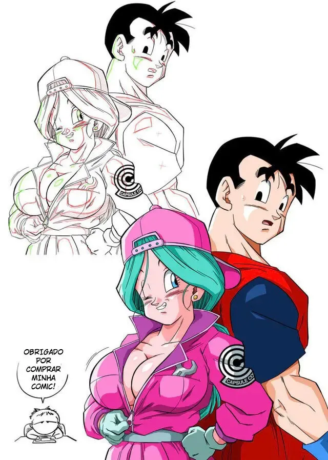 Gohan e Bulma fazendo sexo – Dragon Ball Pornô – PT Brasil