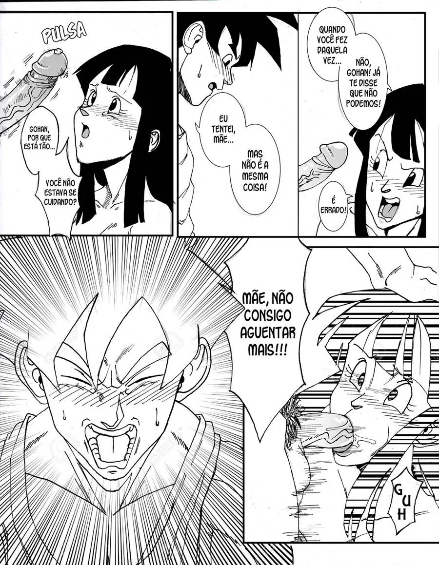 Gohan e Chichi sexo na sala do tempo – Dragon Ball Pornô – PT-BR