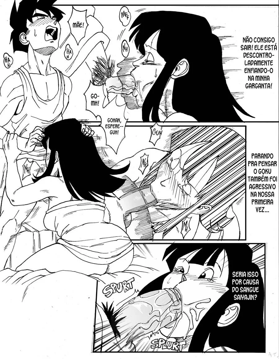 Gohan e Chichi sexo na sala do tempo – Dragon Ball Pornô – PT-BR