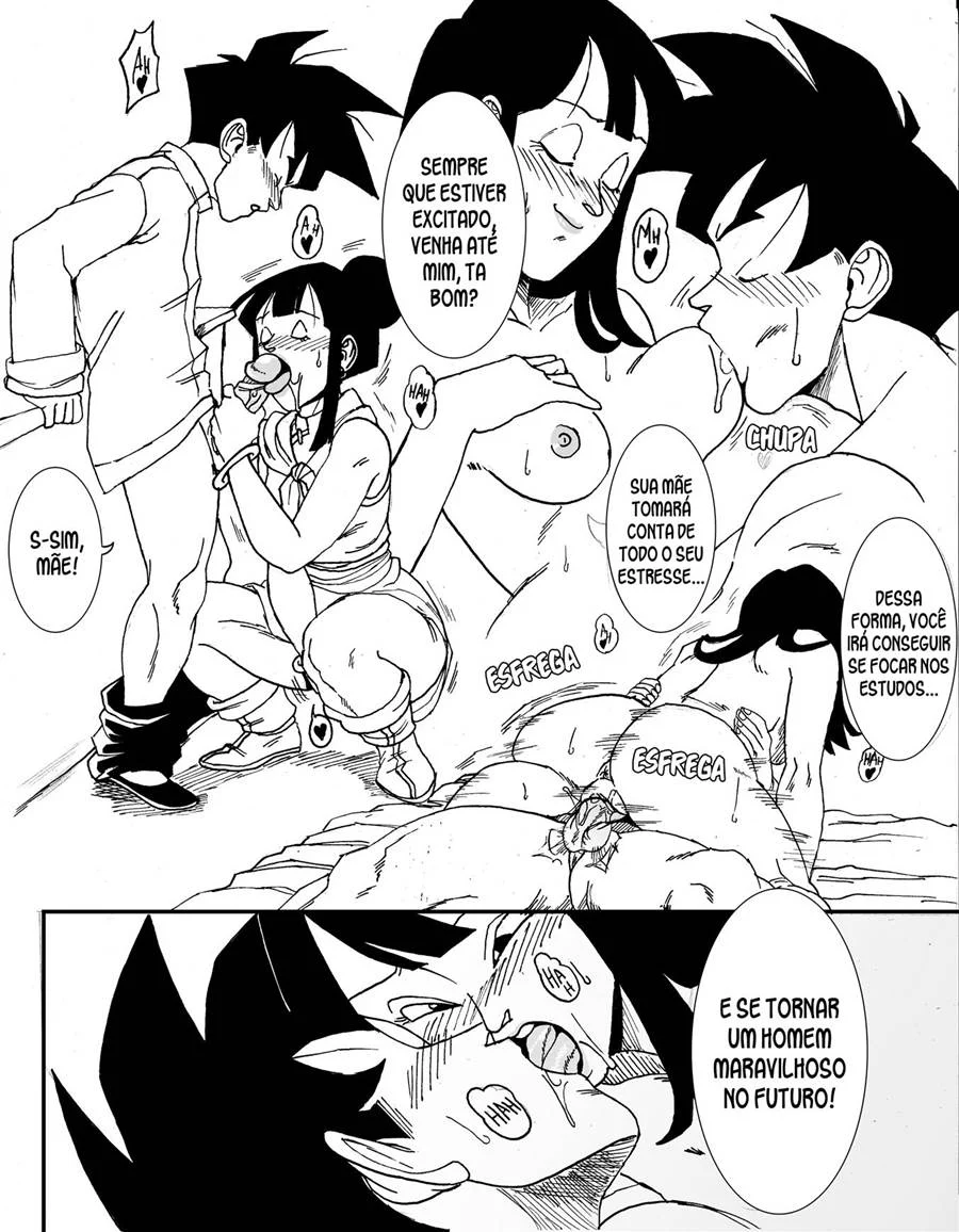Gohan e Chichi sexo na sala do tempo – Dragon Ball Pornô – PT-BR