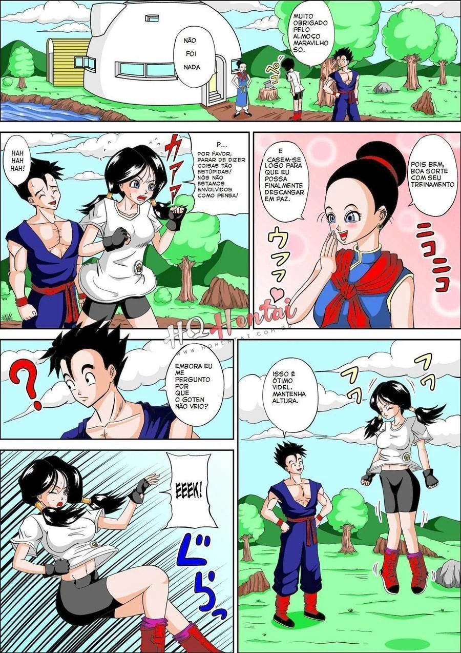 Gohan pegando a Mai – Dragon Ball Pornô – PT Brasil