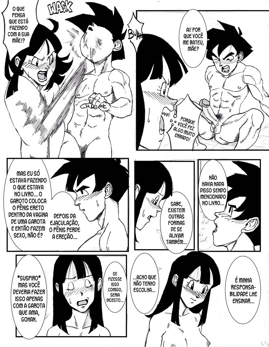 Gohan X Chichi – Manga Hentai – Português do Brasil