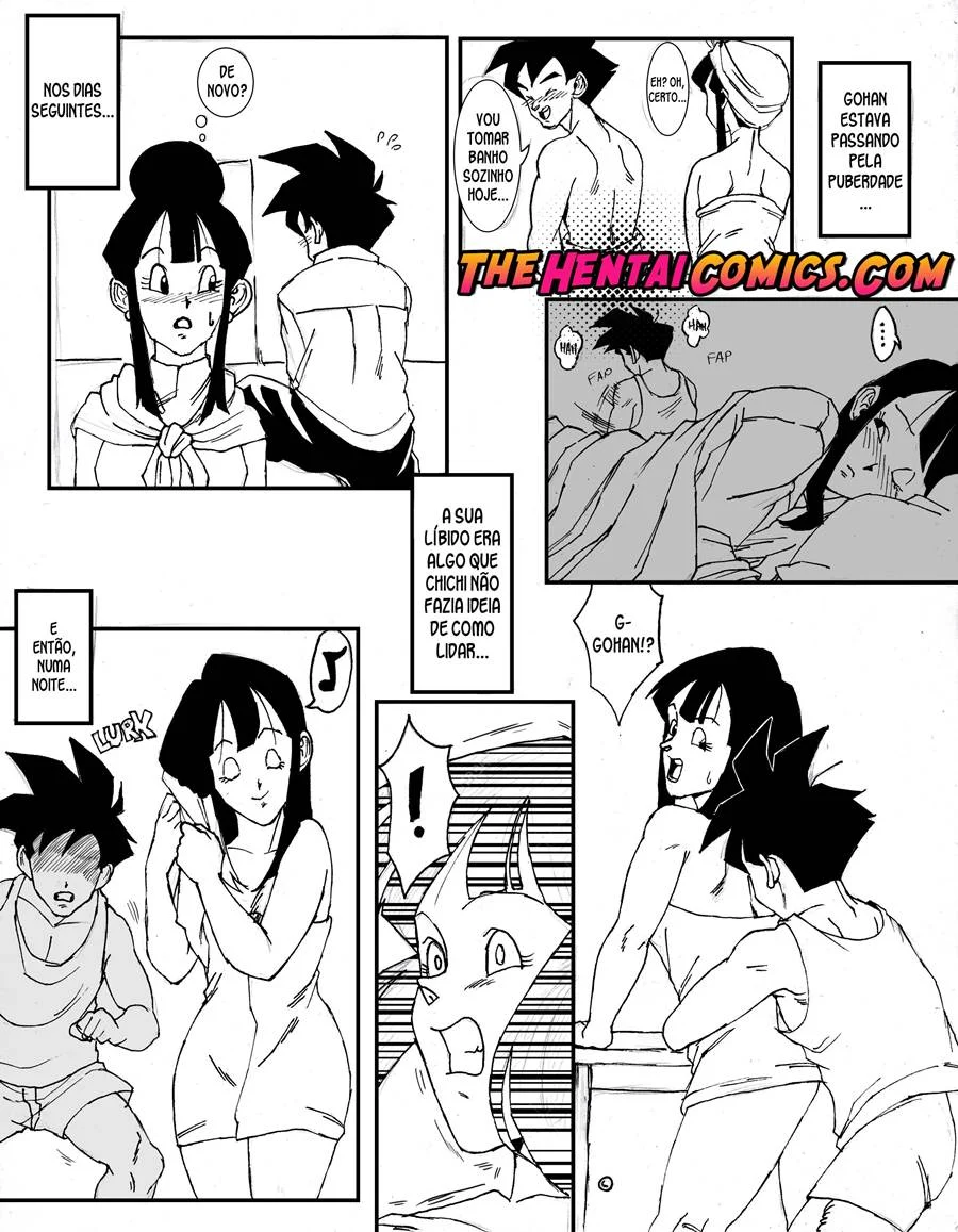 Gohan X Chichi – Manga Hentai – Português do Brasil