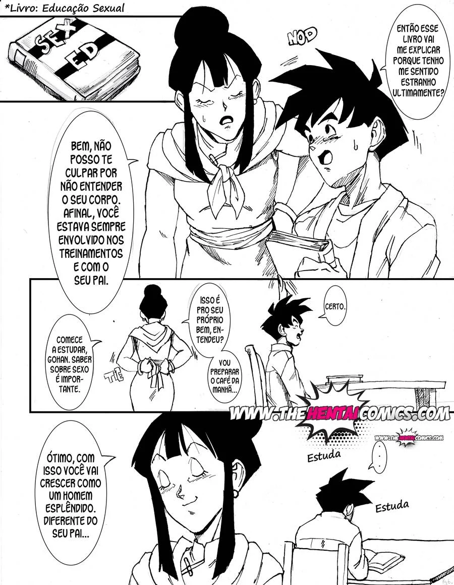Gohan X Chichi – Manga Hentai – Português do Brasil