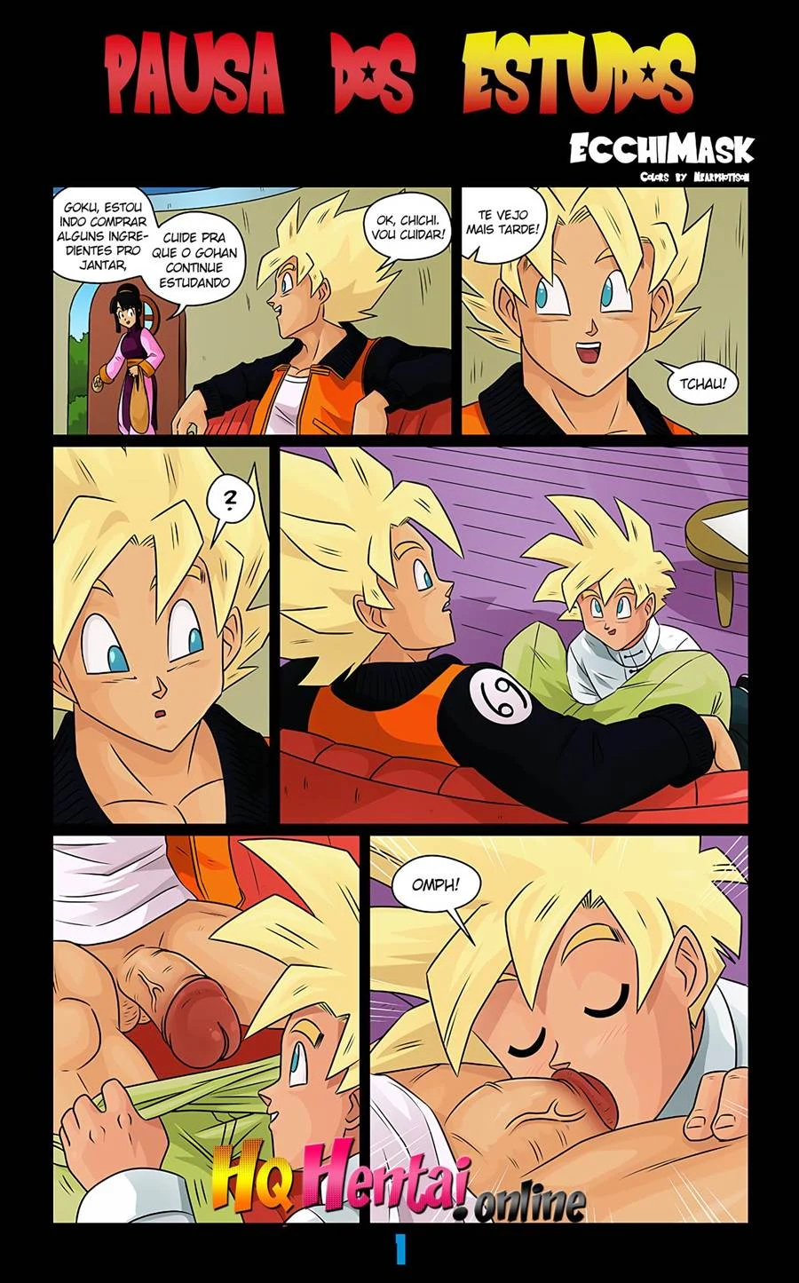 Goku comendo cu do Gohan – Gay Cartoon – PT Brasil