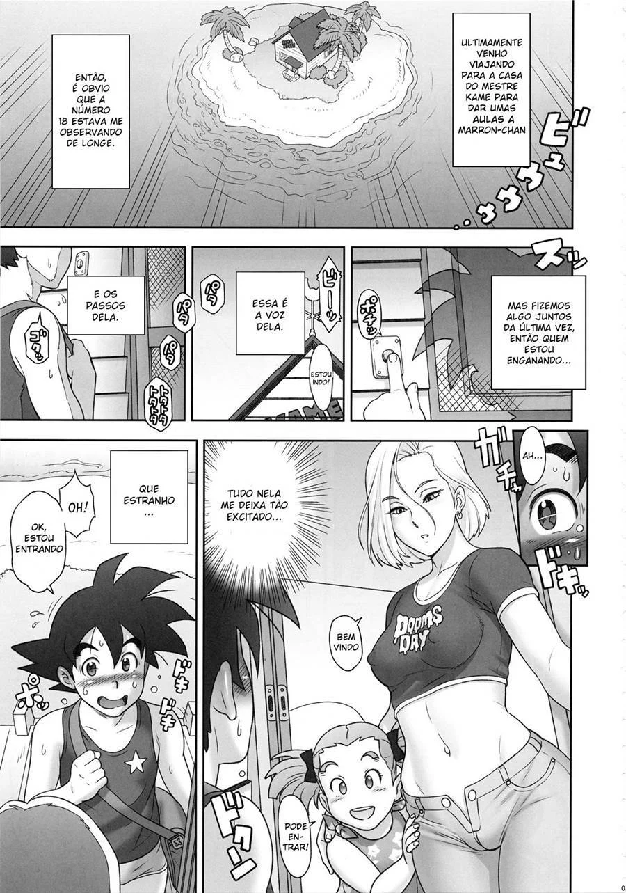 Goku pegando a Androide 18 – Dragon Ball Pornô – Site Para Ler Completo