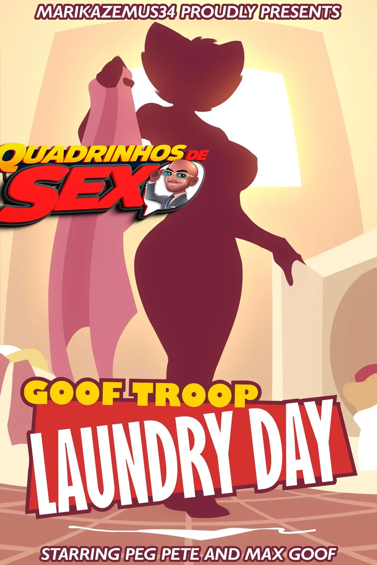 Goof Troop: Laundry Day – Cartoon Pornô – PT-BR