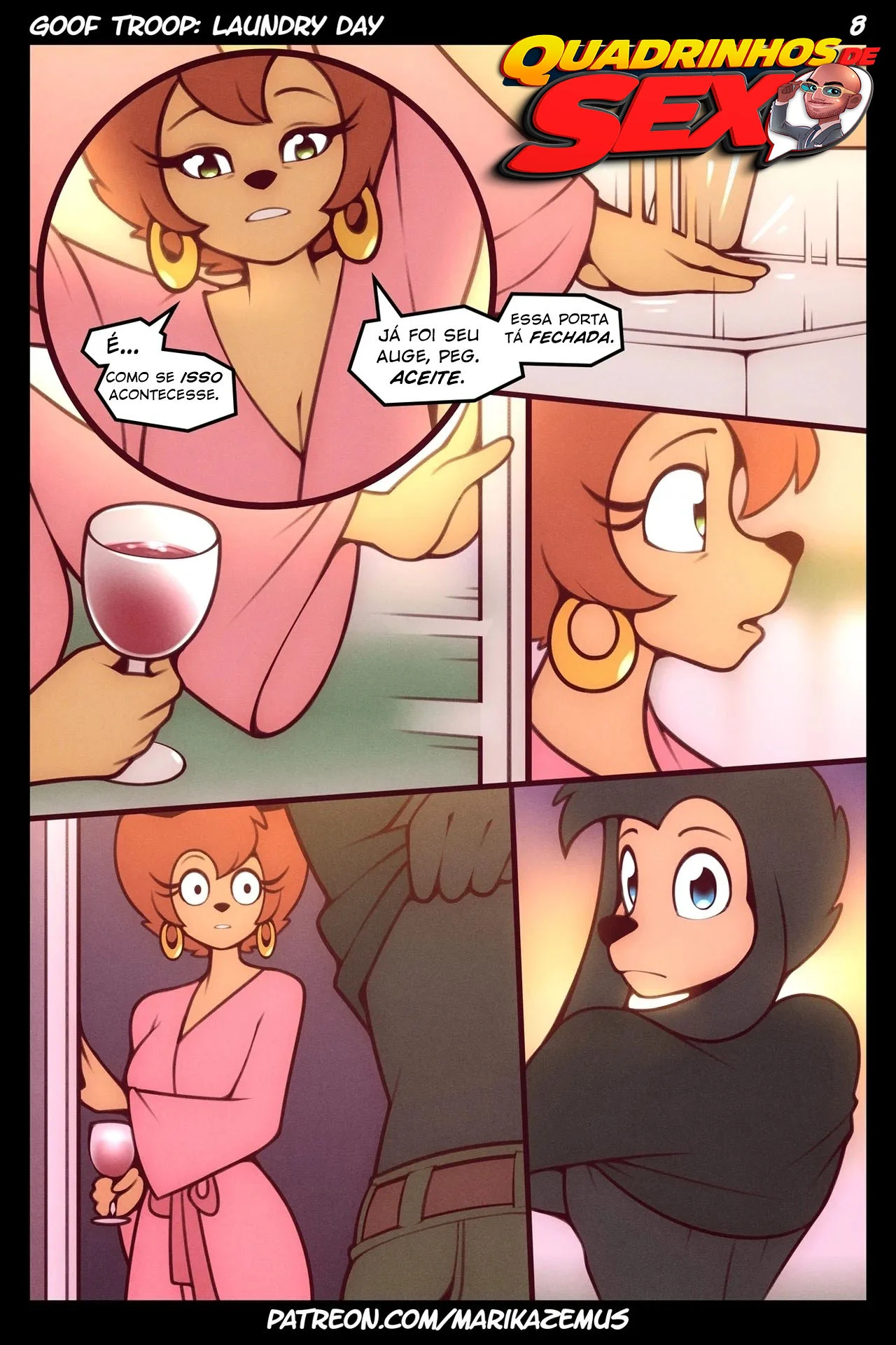 Goof Troop: Laundry Day – Cartoon Pornô – PT-BR