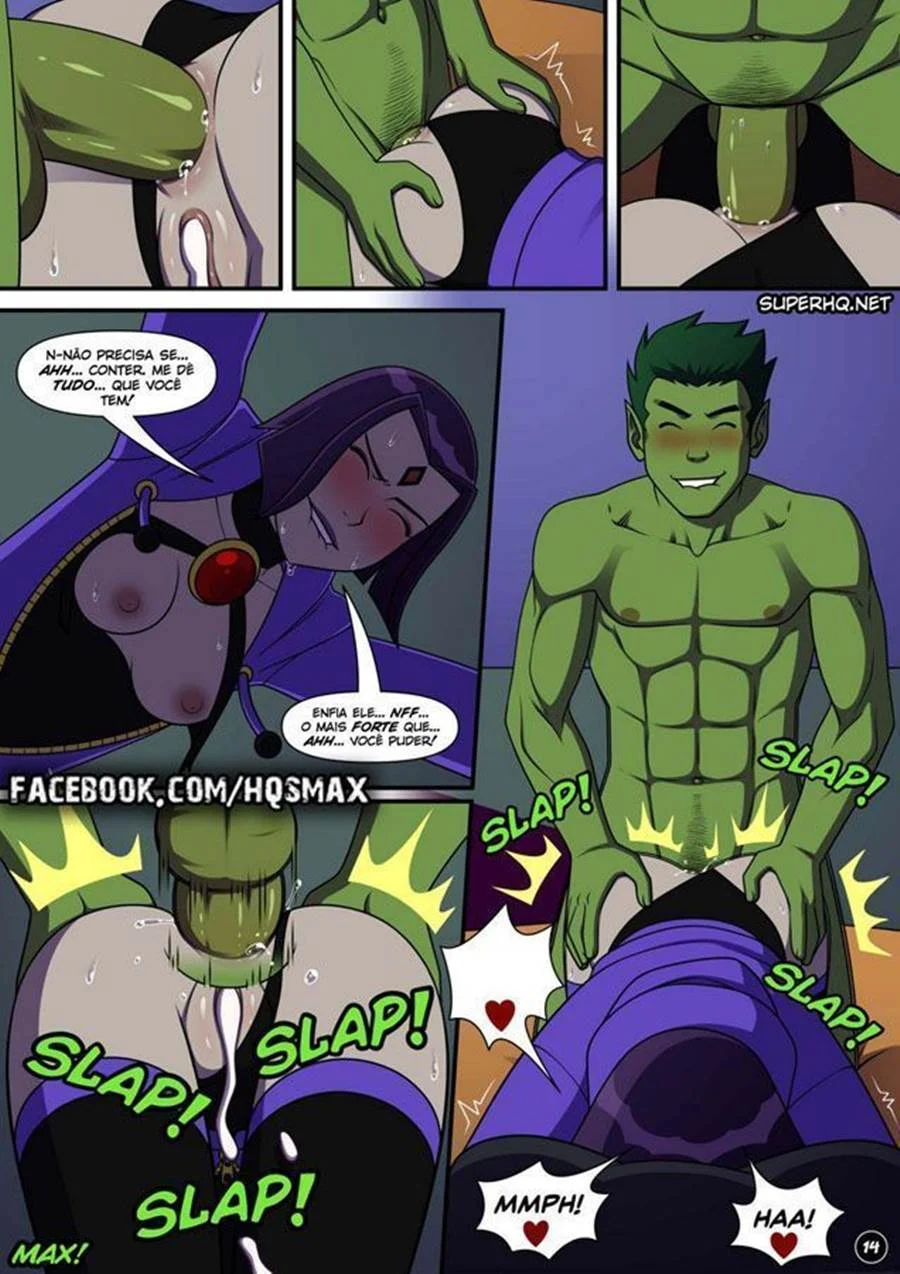 Gozando no cu da Ravena – Jovens Titãs Hentai – PT-BR