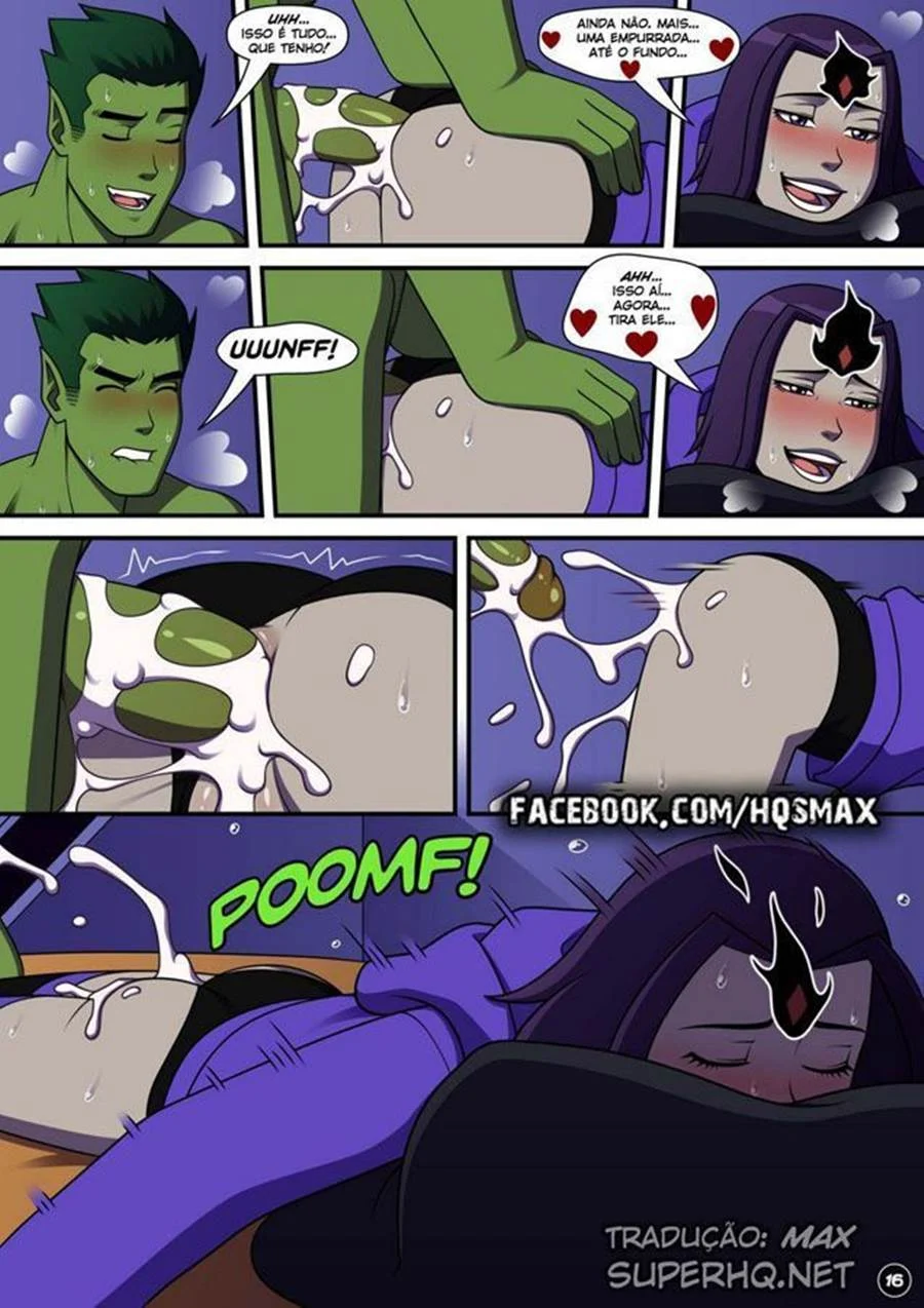 Gozando no cu da Ravena – Jovens Titãs Hentai – PT-BR