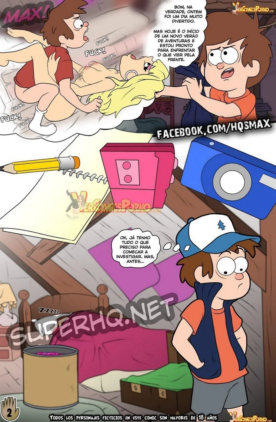 Gravity Falls 2 – Gibi Pornô – Português do Brasil