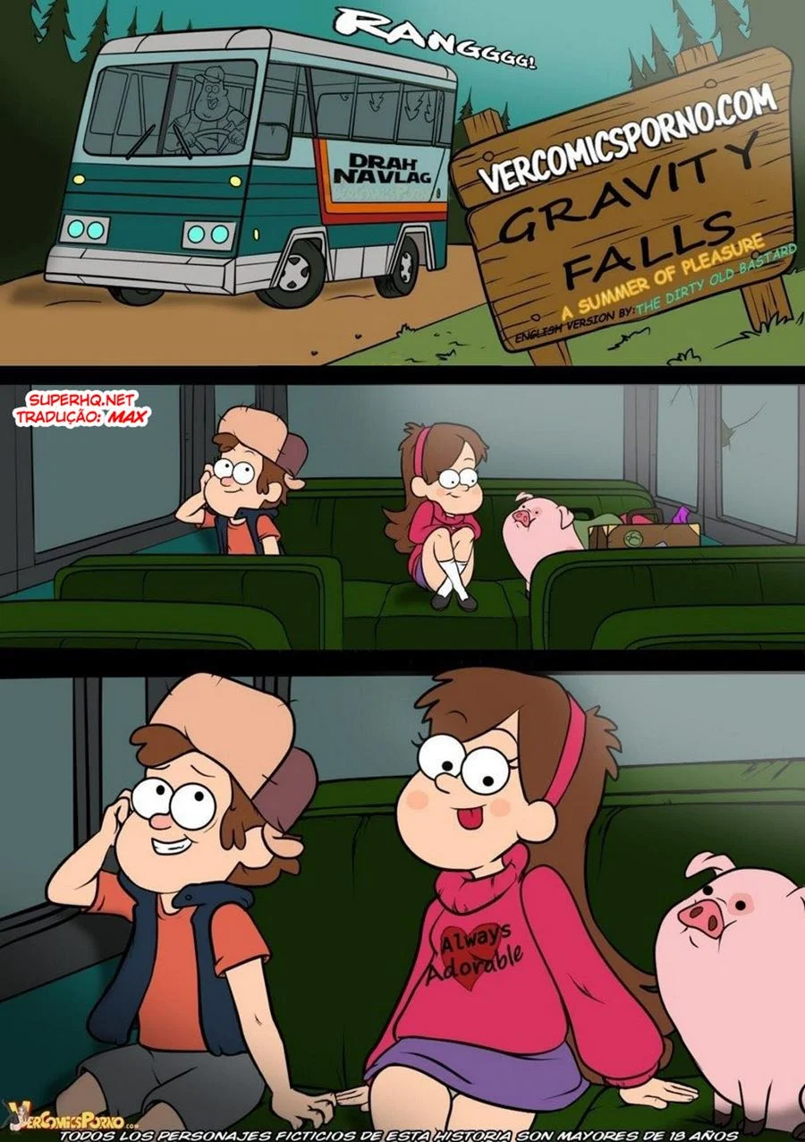 Gravity Falls, One Summer of Pleasure 1 – Comics Porno – PT Brasil