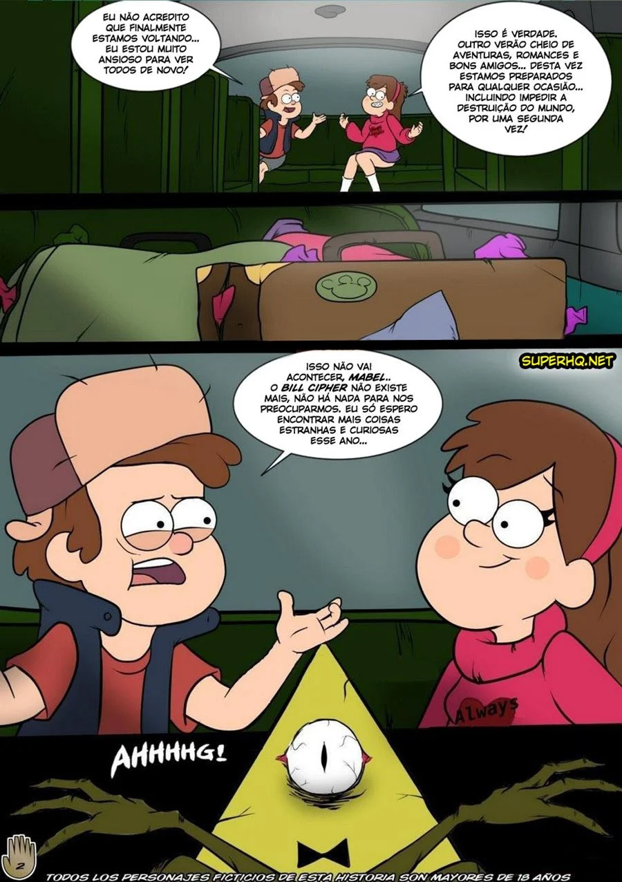 Gravity Falls, One Summer of Pleasure 1 – Comics Porno – PT Brasil