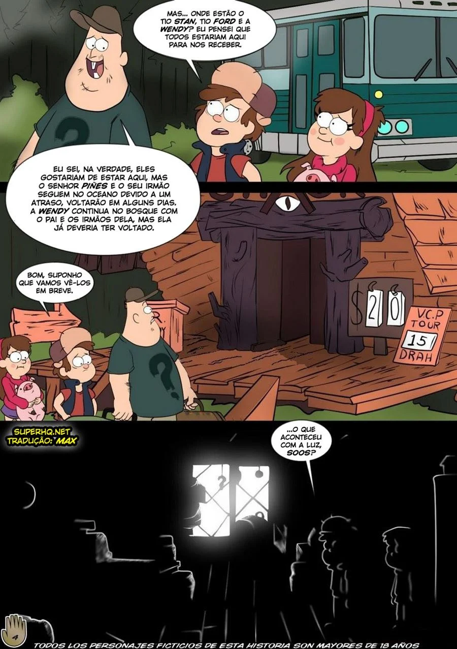 Gravity Falls, One Summer of Pleasure 1 – Comics Porno – PT Brasil