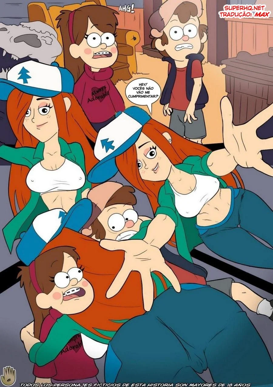 Gravity Falls, One Summer of Pleasure 1 – Comics Porno – PT Brasil