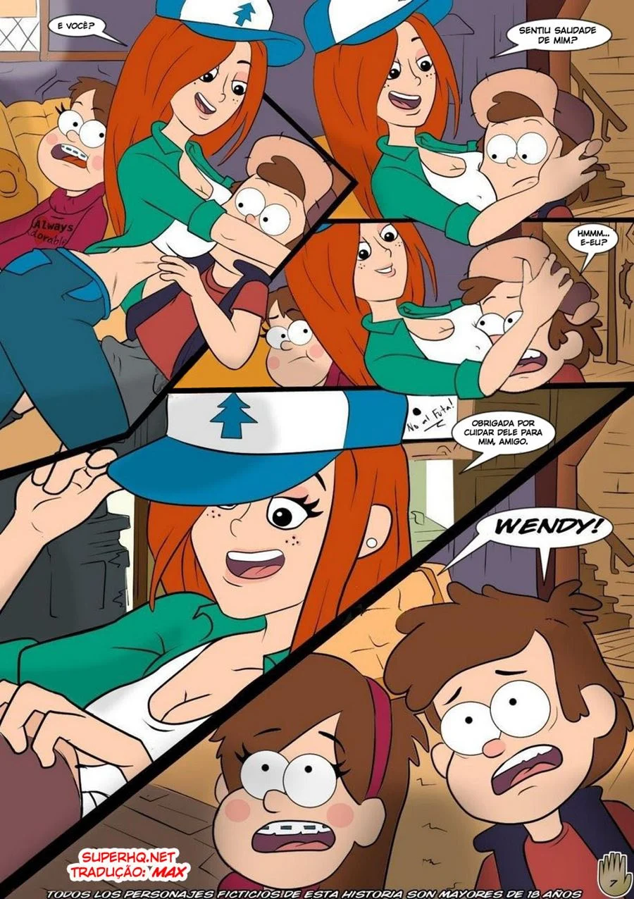 Gravity Falls, One Summer of Pleasure 1 – Comics Porno – PT Brasil