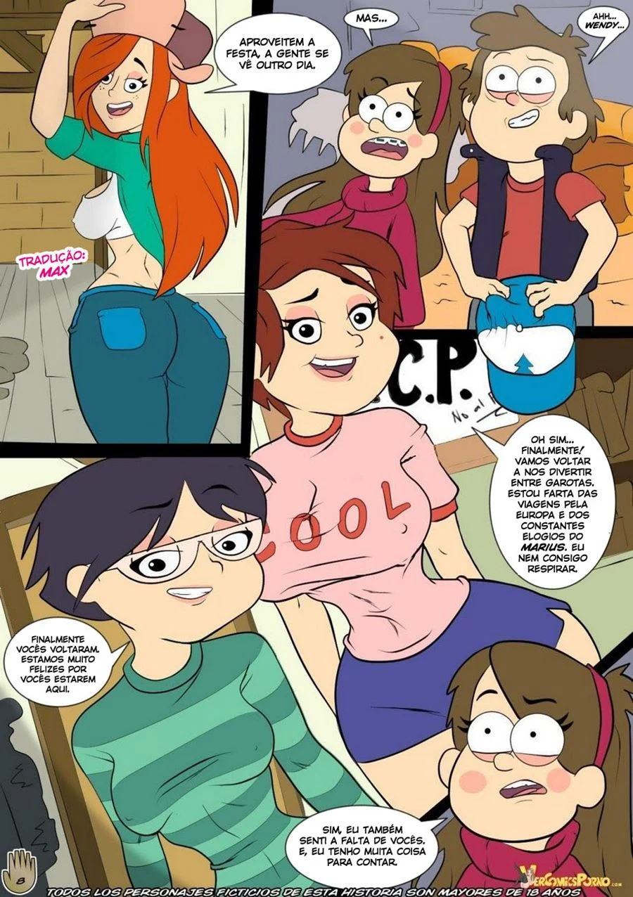 Gravity Falls, One Summer of Pleasure 1 – Comics Porno – PT Brasil