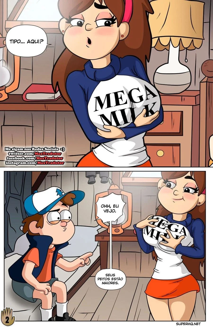 Gravity Falls, One Summer of Pleasure 4 – Comics Porno – Alta Qualidade - Traduzido