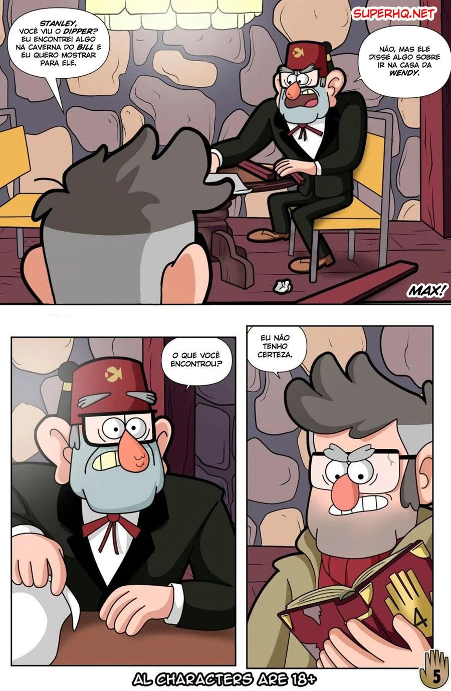 Gravity Falls, One Summer of Pleasure 4 – Comics Porno – Alta Qualidade - Traduzido