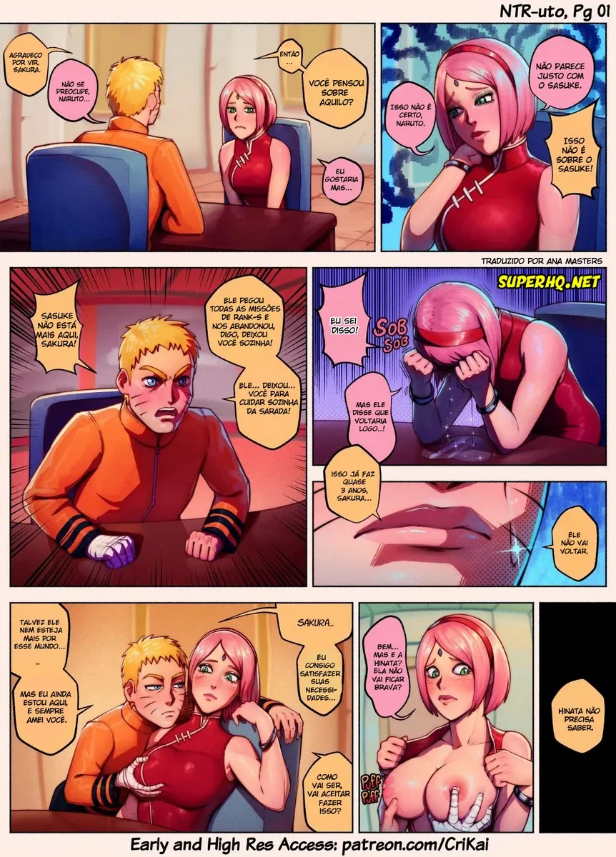 [CriKai] Naruto, NTR – Hentai – Alta Qualidade - Traduzido