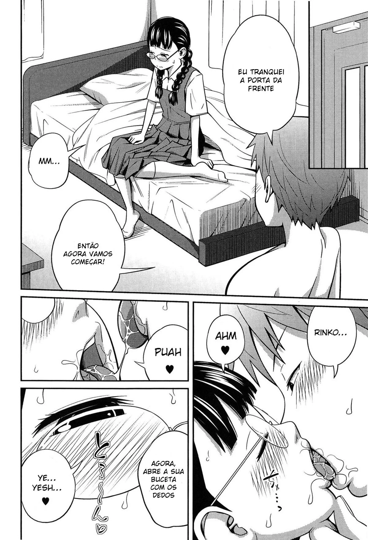 Guarde Segredo Minha Irmãnzinha – Hentai Preto e Branco – Alta Qualidade - Traduzido