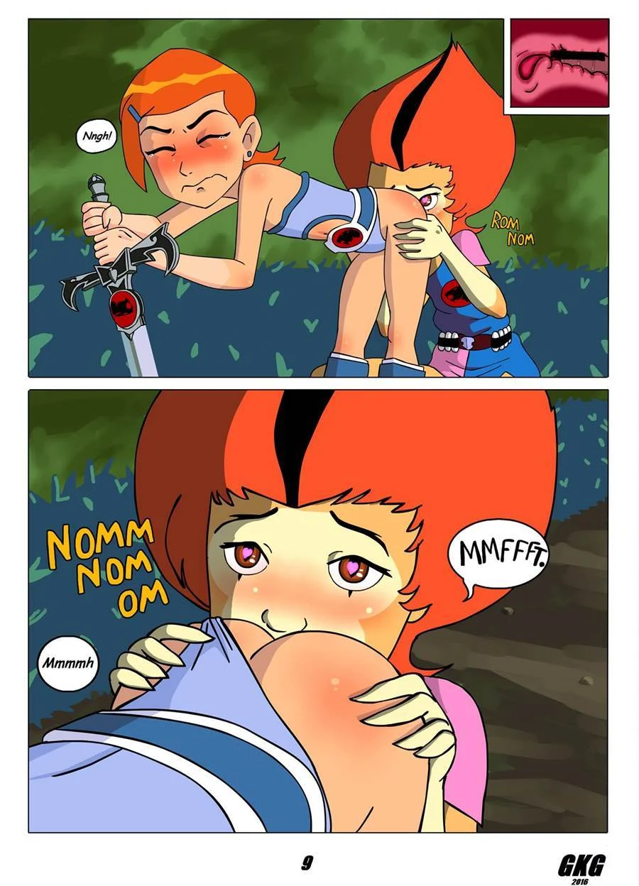 Gwen a Thundercat putinha – Ben 10 Pornô – Quadrinho Original