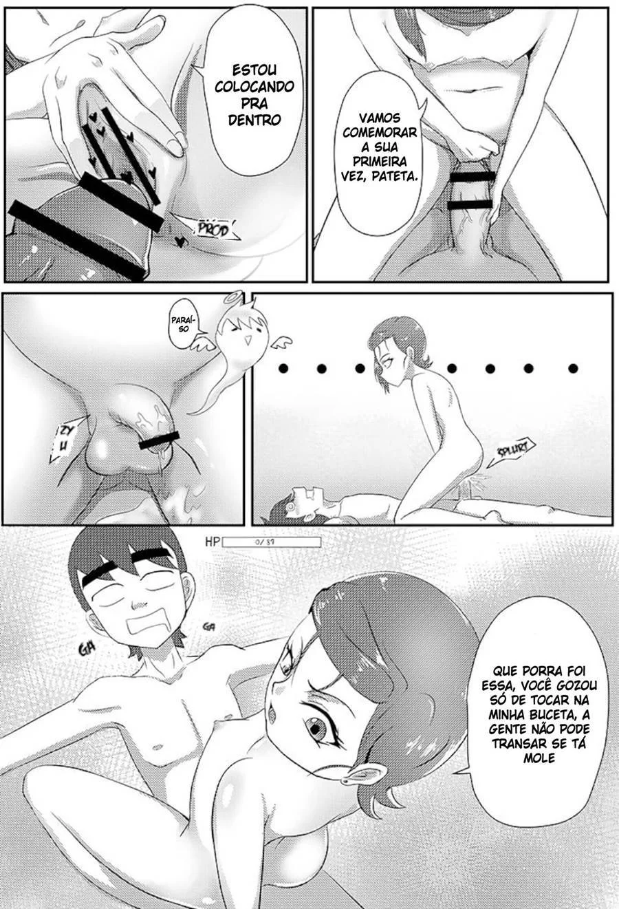 Gwen fodendo com estranho – Hentai Preto e Branco – Site Para Ler Completo