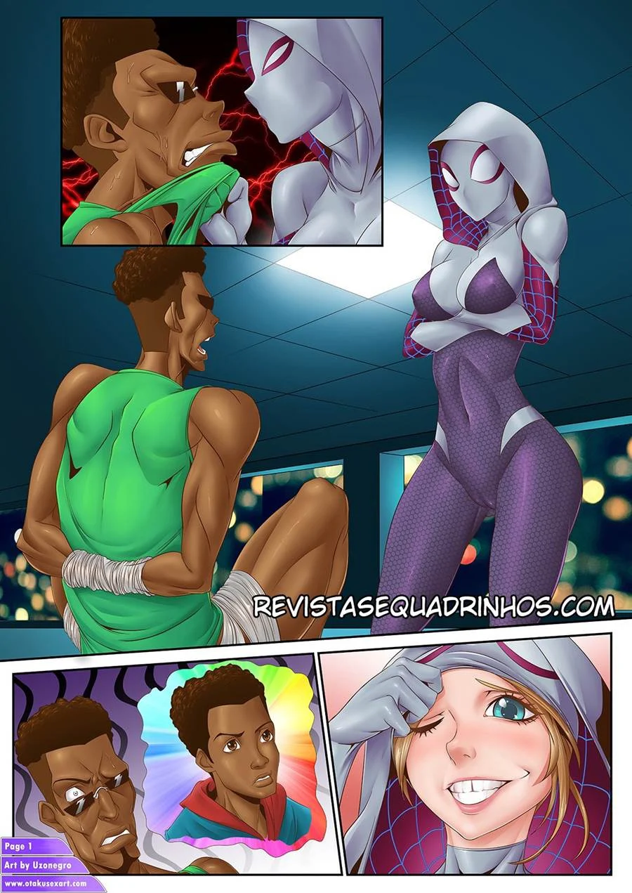 Gwen Stacys Amazing Footjob Fucktime – Quadrinhos Pornô – Quadrinho Original