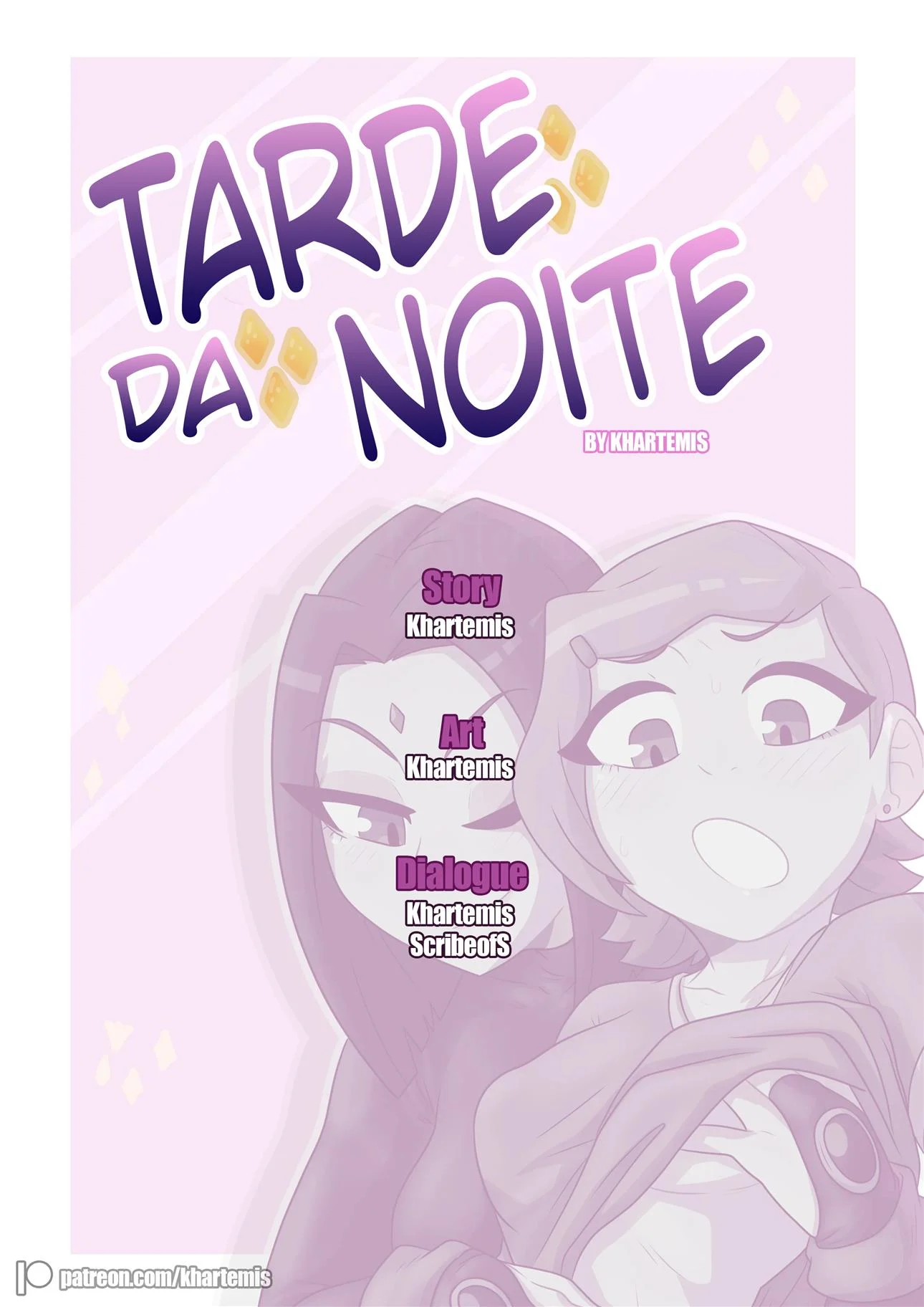Gwen Tennyson e Ravena no sexo lesbico – Jovens Titãs Hentai – PT-BR