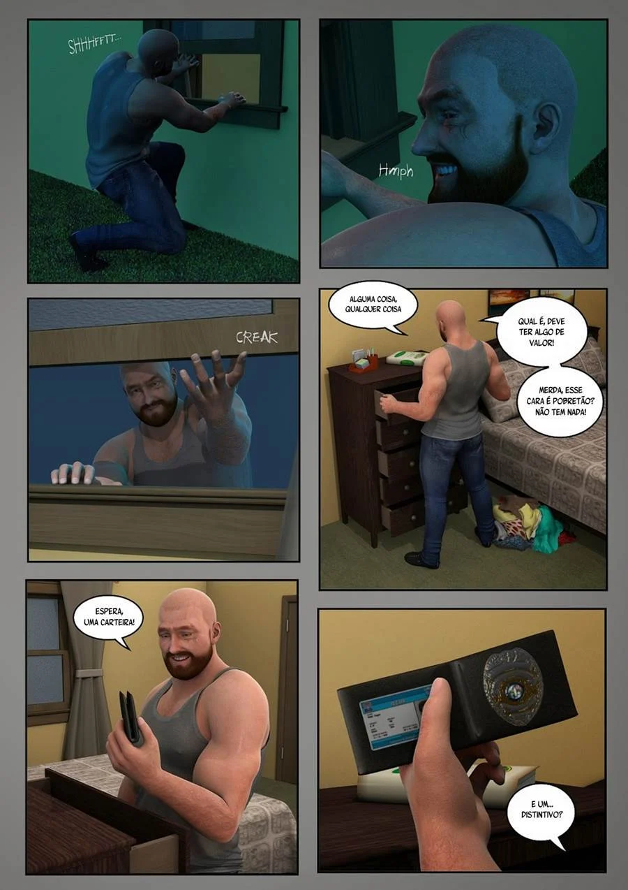 Crime & Punição – Hentai Gay – Quadrinho Original