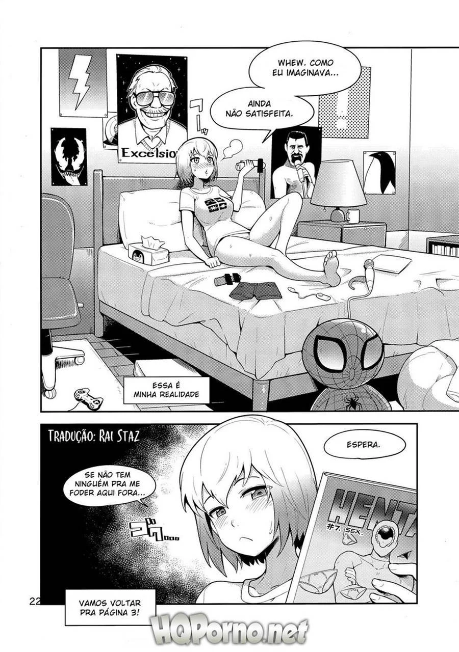 Gwenpool 1 – Hentai Preto e Branco – Ler HQ Completo
