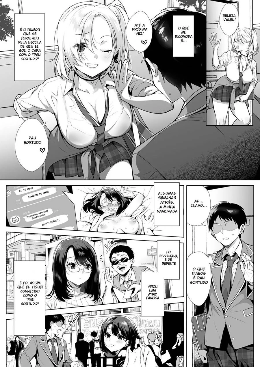 Gyouretsu No Dekiru Chinpo – Hentai Preto e Branco – Tradução Em Português