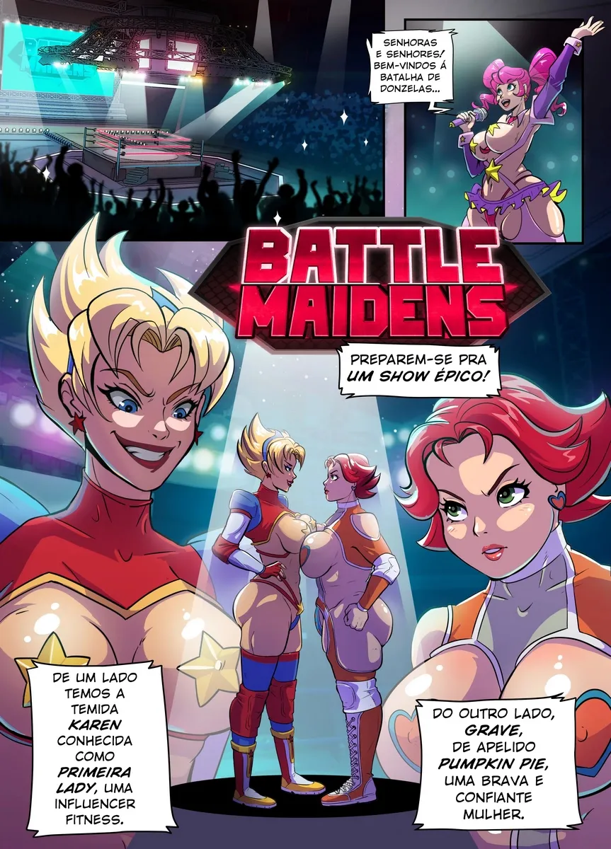 Crisisbeat, Battle Maidens Karen Vs Grace – Yuri Hentai – Traduzido
