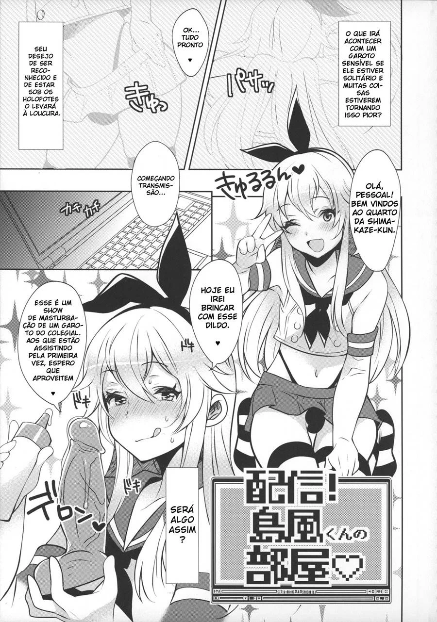 Haishin! Shimakaze – Hentai Gay – Tradução Em Português