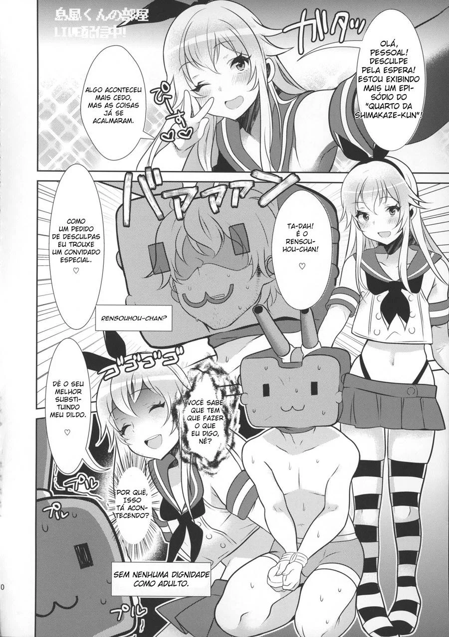 Haishin! Shimakaze – Hentai Gay – Tradução Em Português