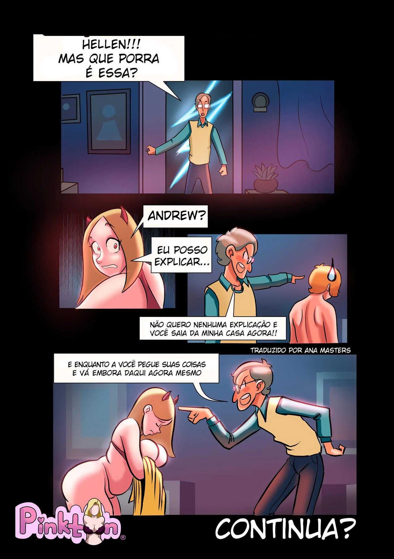 Halloween com a Ellen – Hentai Incesto – PT Brasil