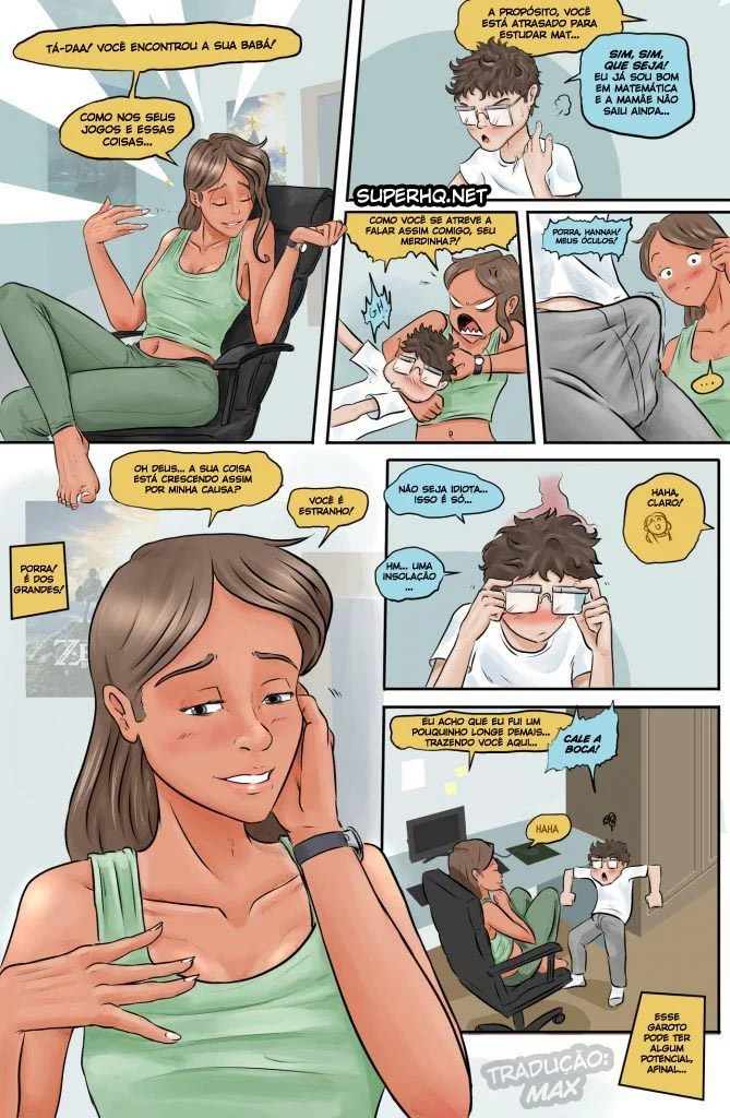 Hannah “Educação Sexual” – Quadrinhos Pornô – Traduzido