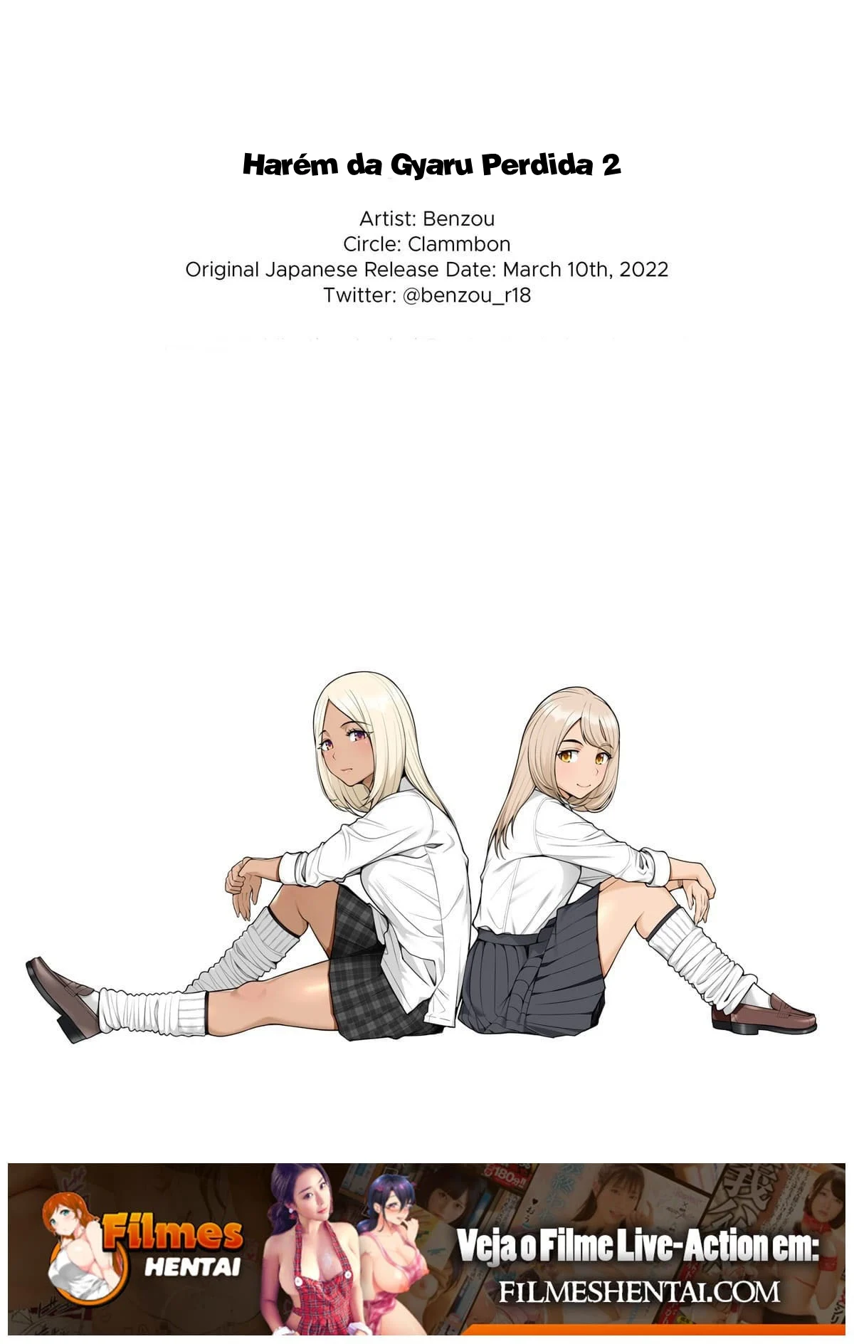 Harém da Gyaru Perdida 2 – Muito Hentai – Alta Qualidade - Traduzido