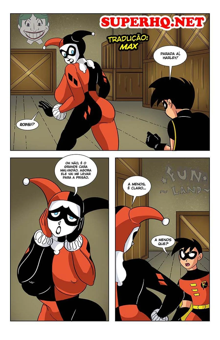 Harley and Robin in the Deal – Heróis Porno – Ler HQ Completo