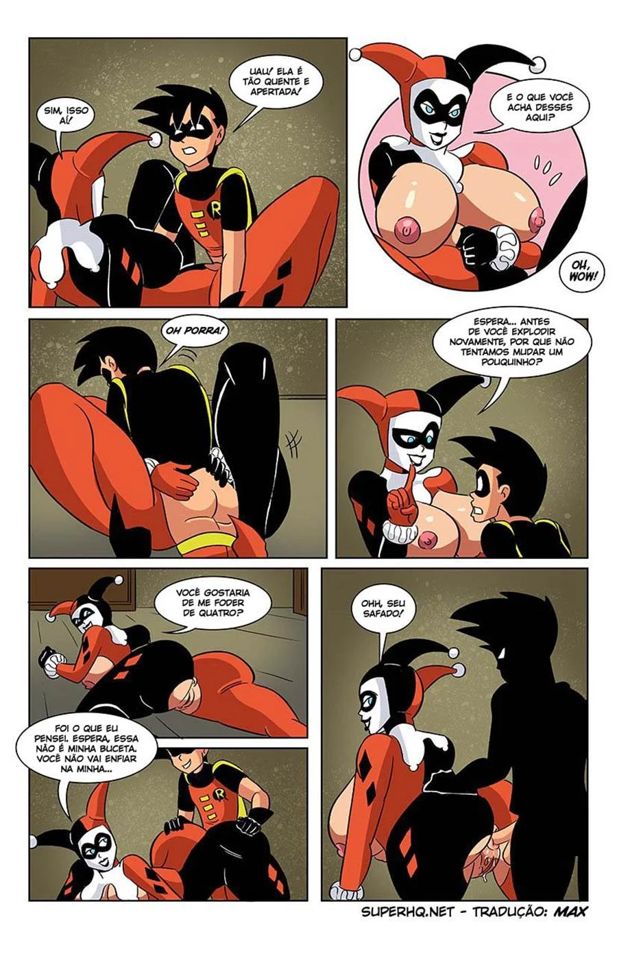 Harley and Robin in the Deal – Heróis Porno – Ler HQ Completo