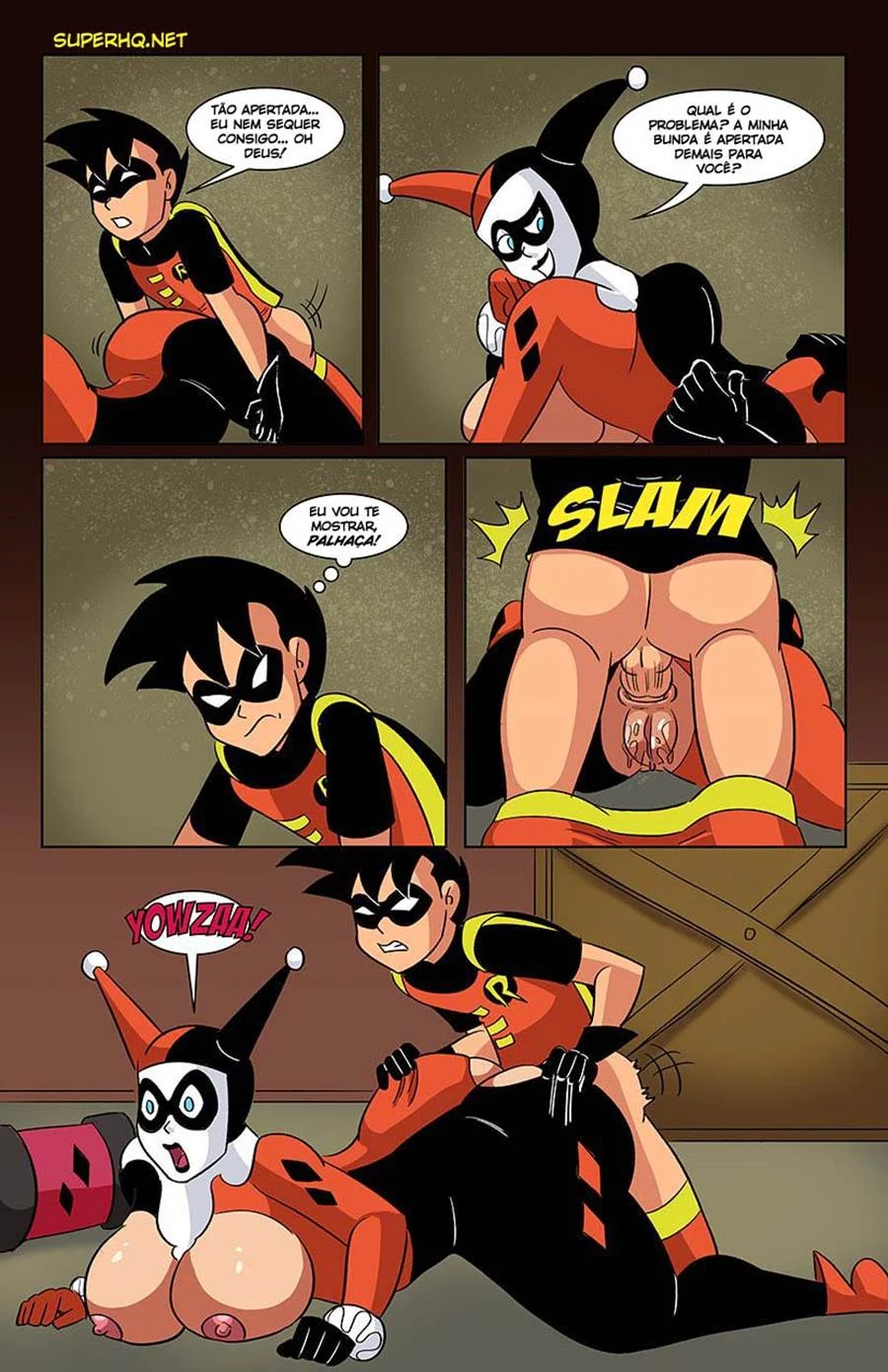 Harley and Robin in the Deal – Heróis Porno – Ler HQ Completo