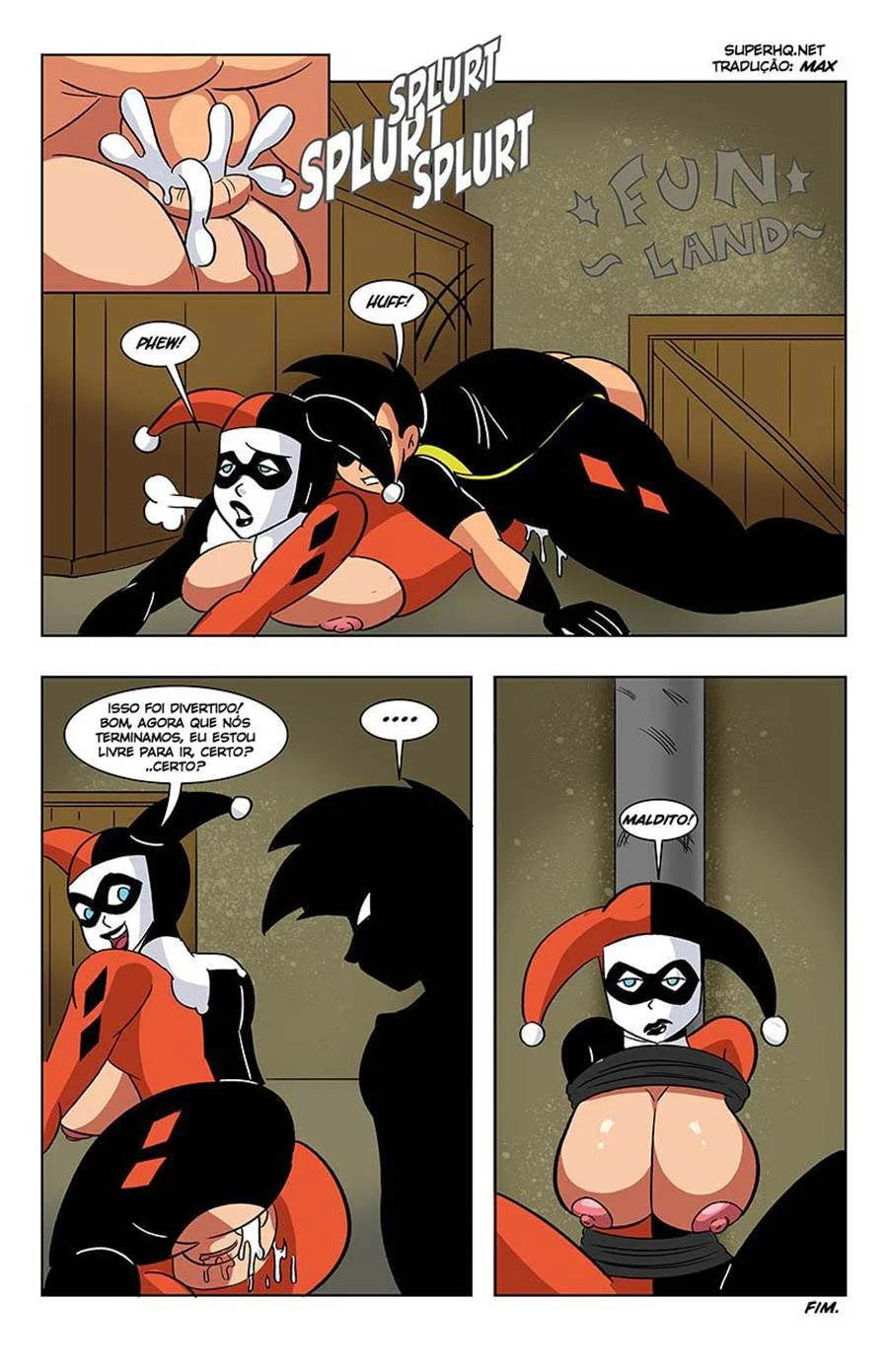 Harley and Robin in the Deal – Heróis Porno – Ler HQ Completo