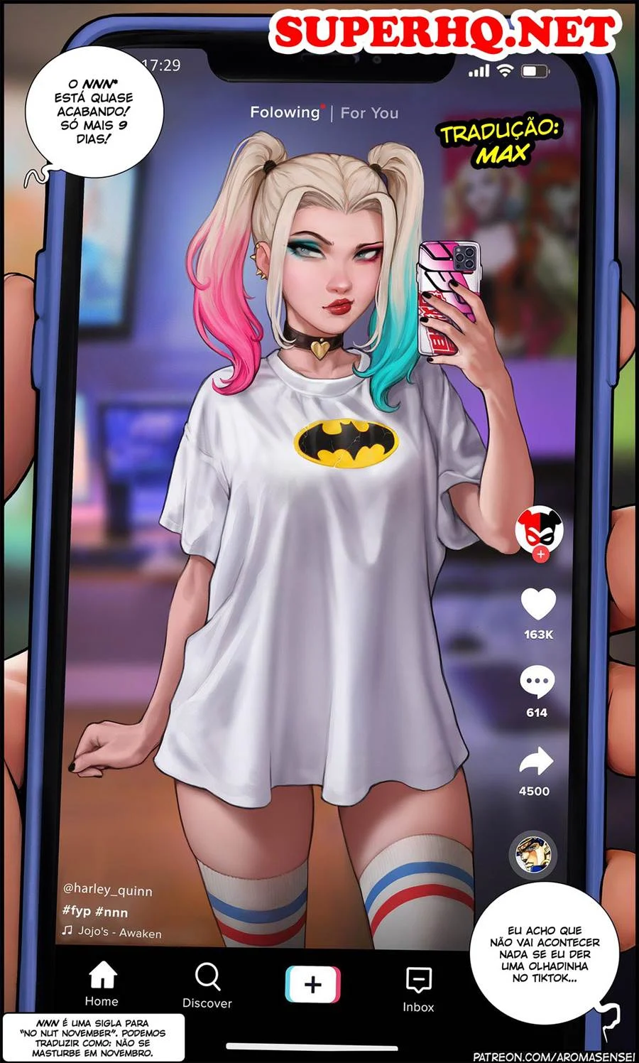 Harley Quinn Tries to Ruin “NNN” – Hentai – PT-BR