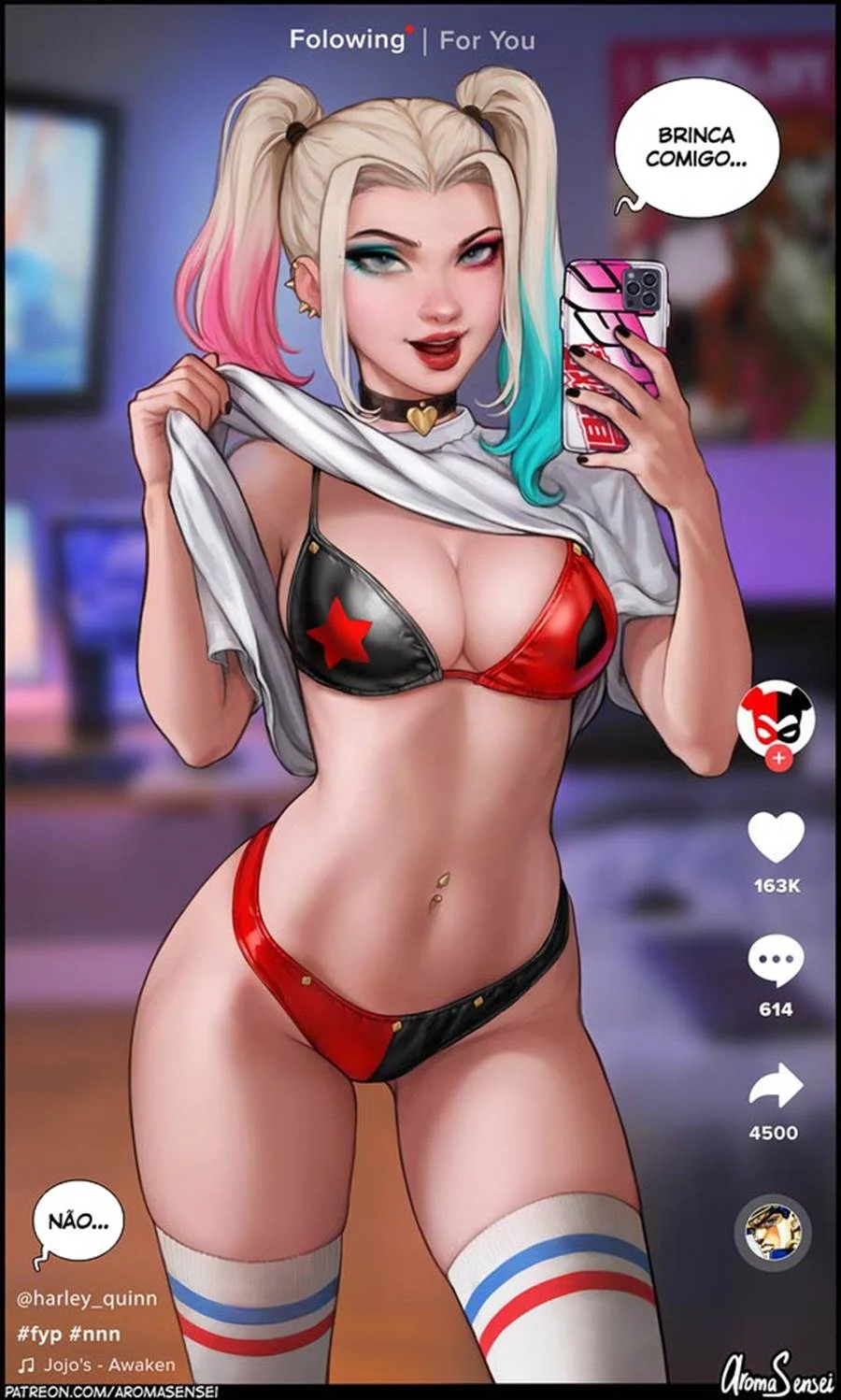 Harley Quinn Tries to Ruin “NNN” – Hentai – PT-BR
