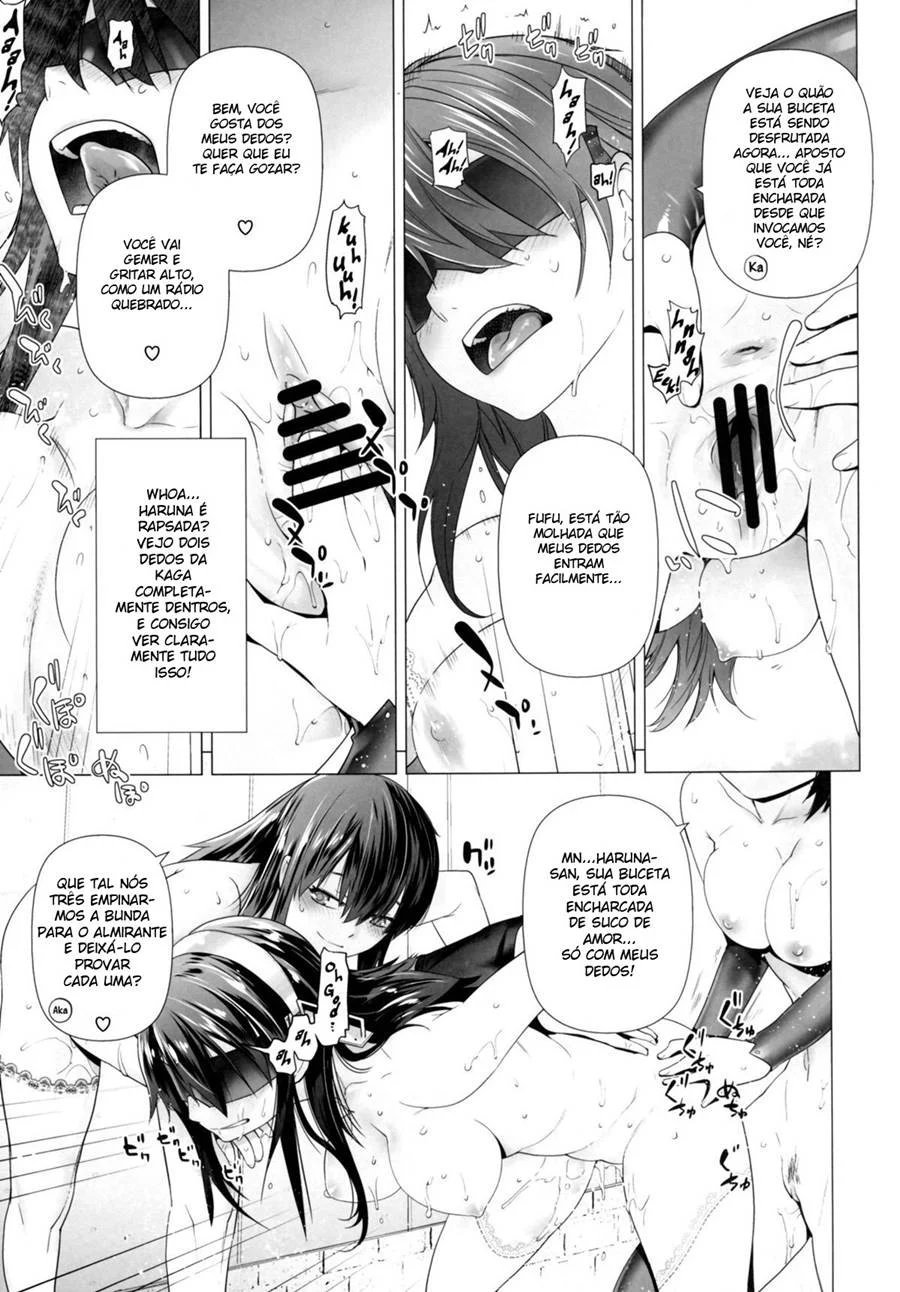 Haruna Faz o Treino Especial Também! – Hentai Preto e Branco – Alta Qualidade - Traduzido