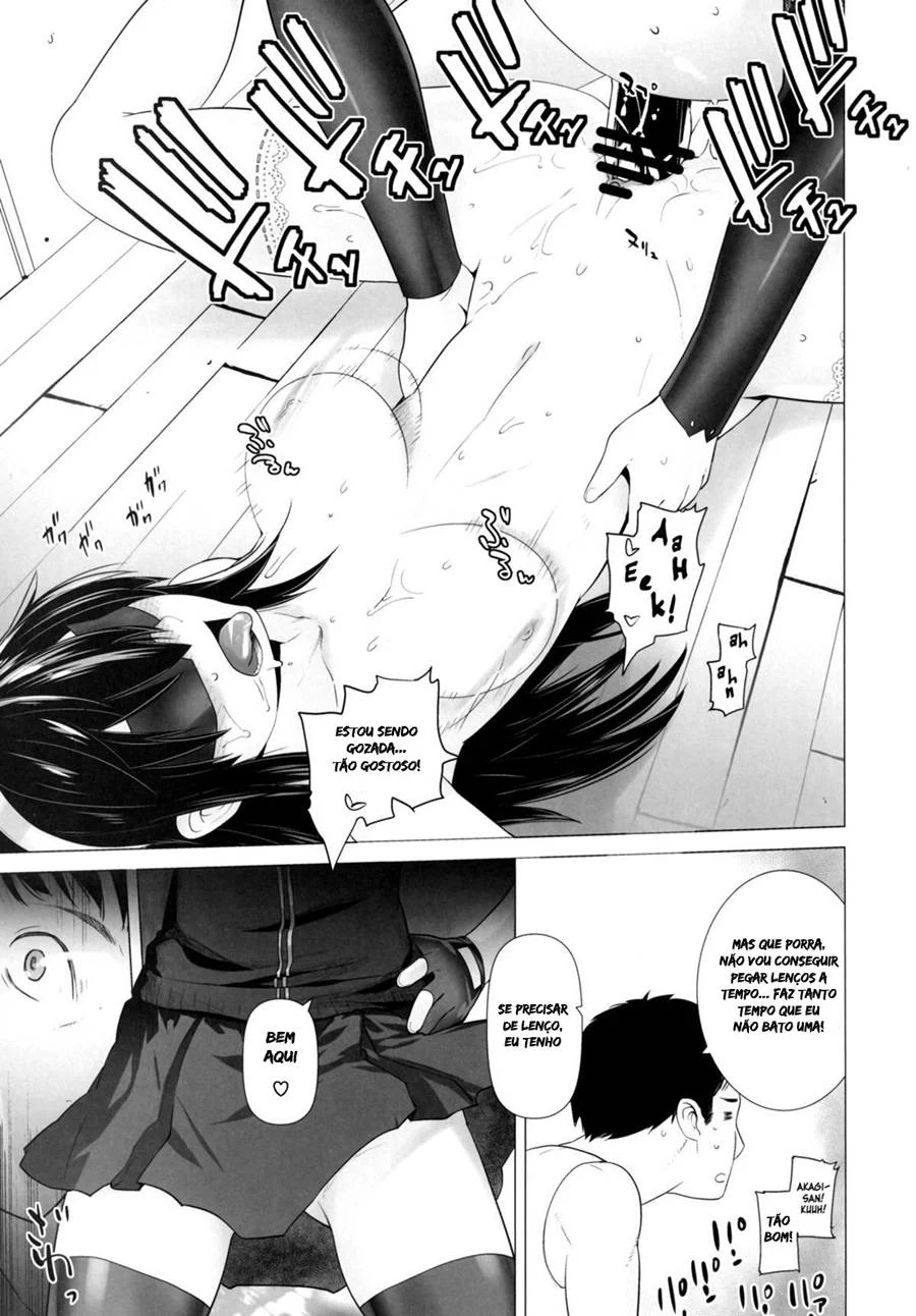 Haruna Faz o Treino Especial Também! – Hentai Preto e Branco – Alta Qualidade - Traduzido