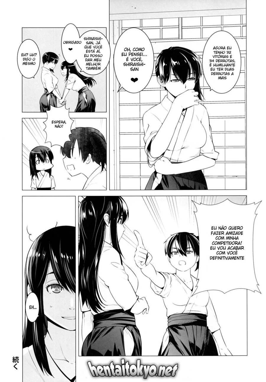 Haruna Faz o Treino Especial Também! – Hentai Preto e Branco – Alta Qualidade - Traduzido